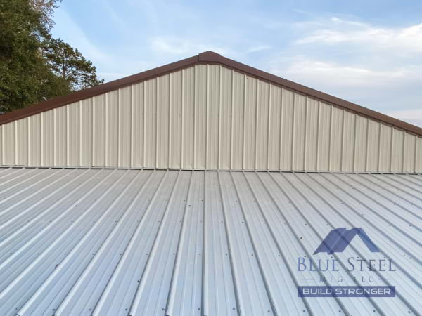 Blue Steel Manufacturing residential metal roof