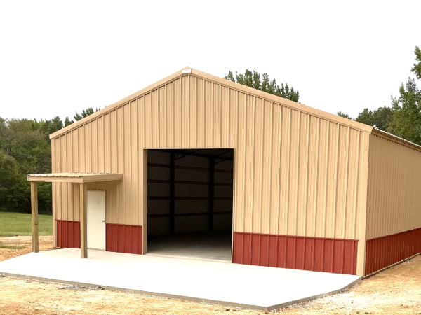 Blue Steel Manufacturing post frame building