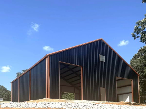Blue Steel Manufacturing steel building