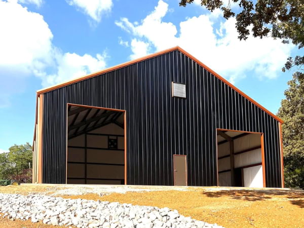 Blue Steel Manufacturing steel building