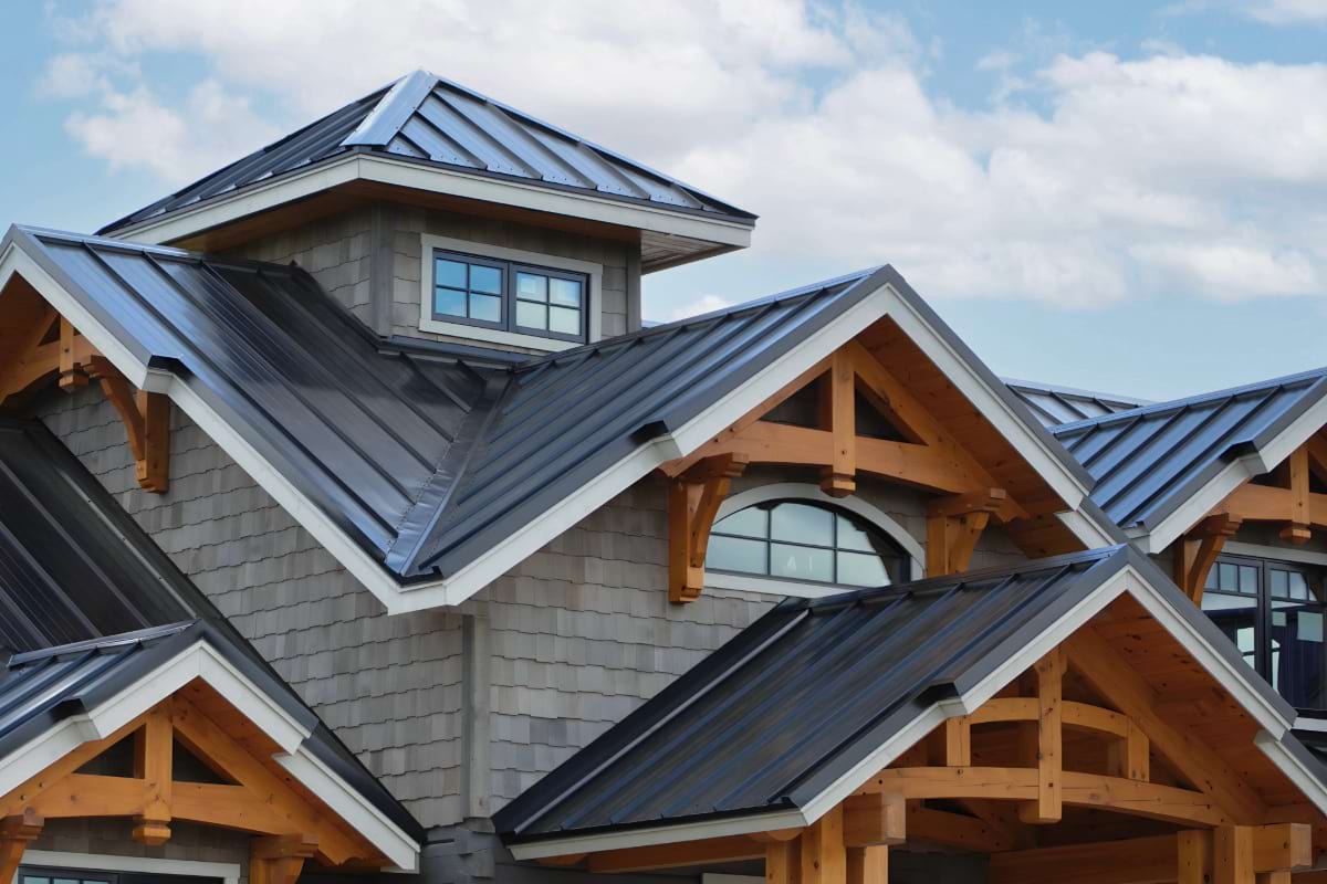 Blue Steel Manufacturing mechanical seam roof